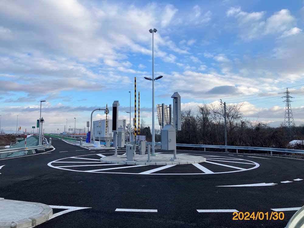 東北中央自動車道　山形PAスマートIC